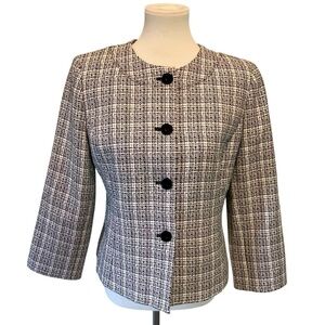 Jones Studio Seperates houndstooth blazer size 8